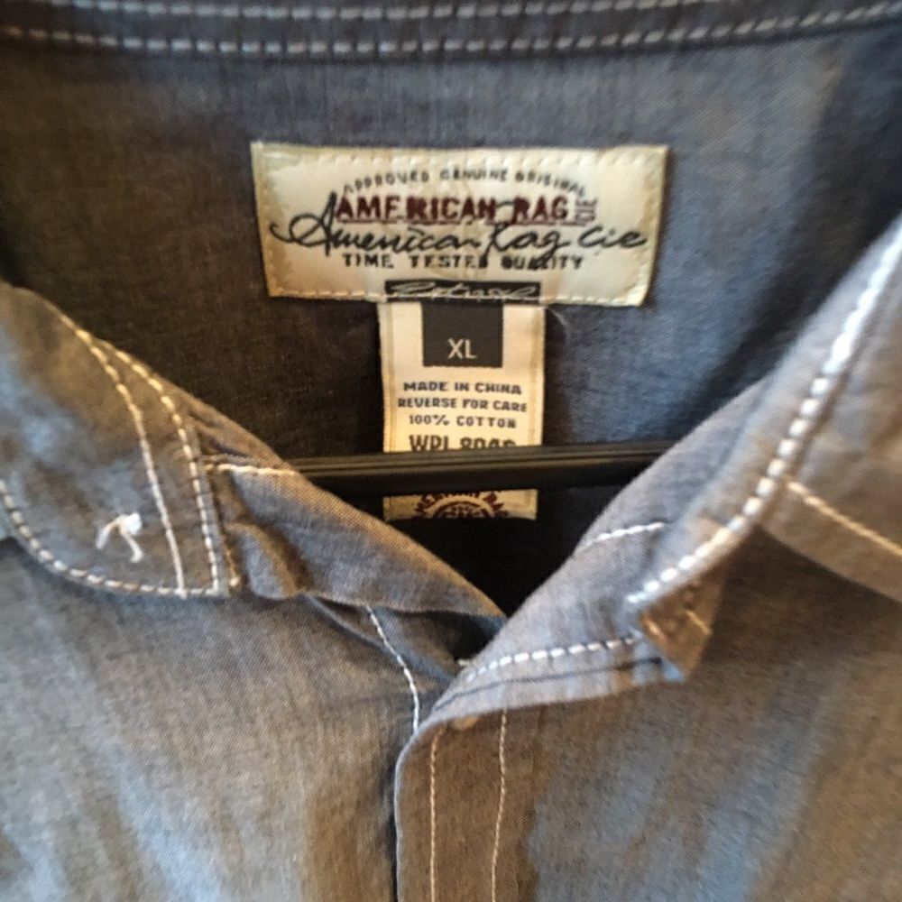AMERICAN RAG Button Down Men's Shirt - Picture 5 of 16